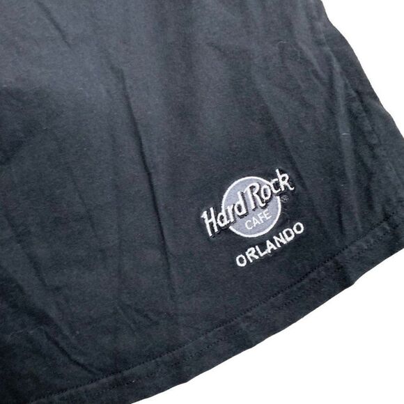 Vintage 90s Hard Rock Cafe Boxer Brief Underwear L Black Elastic Waist - Picture 2 of 6